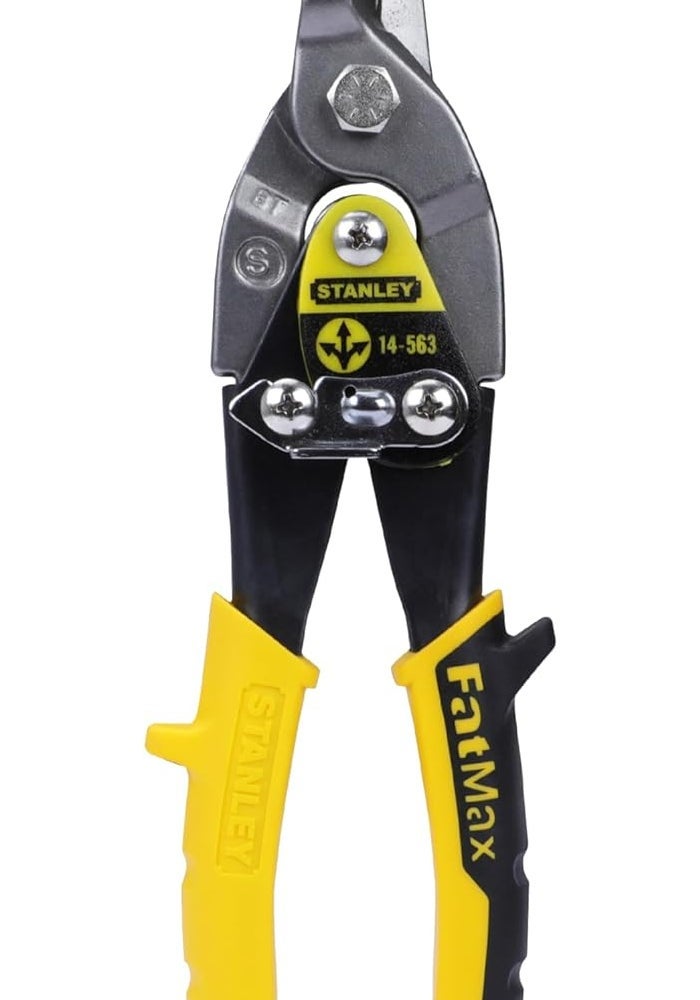 ستانلي مقص ستانلي ماكس ستيل المستقيم للطيران، 9.84 بوصة - أسود/أصفر - Image 4